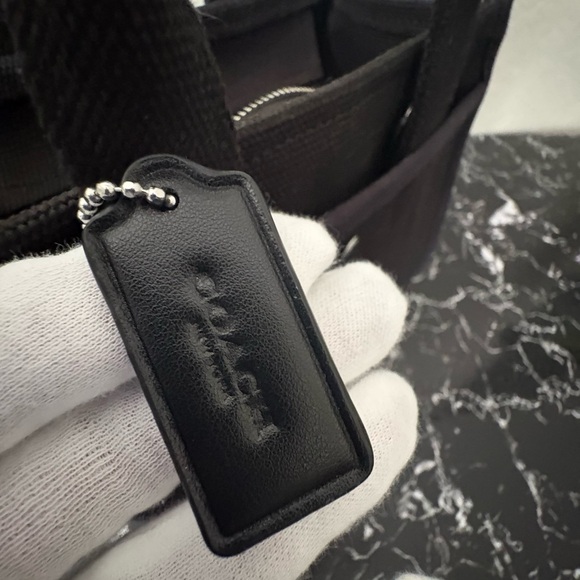 NWOT Small Coach Black Canvas Tote Charm NOT Included - Picture 2 of 13